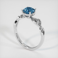 1.29 Ct. Sapphire Ring, Platinum 950 2