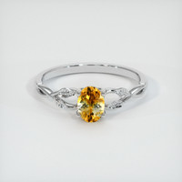 0.63 Ct. Sapphire Ring, Platinum 950 1