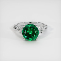 2.87 Ct. Emerald   Ring, Platinum 950 1
