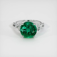 3.85 Ct. Emerald   Ring, Platinum 950 1