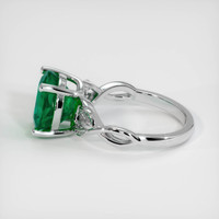 3.85 Ct. Emerald Ring, Platinum 950 4