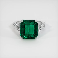 5.09 Ct. Emerald Ring, Platinum 950 1