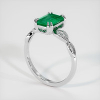 1.19 Ct. Emerald Ring, Platinum 950 2