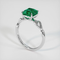 1.80 Ct. Emerald Ring, Platinum 950 2