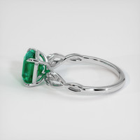 1.80 Ct. Emerald Ring, Platinum 950 4