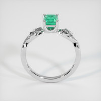 0.57 Ct. Emerald Ring, Platinum 950 3