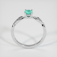 0.37 Ct. Emerald Ring, Platinum 950 3