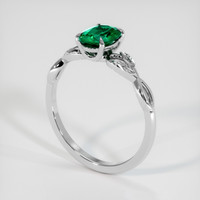 1.51 Ct. Emerald Ring, Platinum 950 2