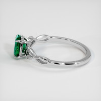 1.51 Ct. Emerald Ring, Platinum 950 4