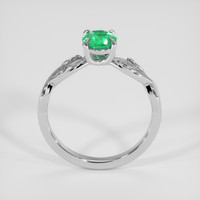 0.53 Ct. Emerald Ring, Platinum 950 3