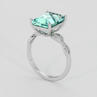 3.42 Ct. Emerald Ring, Platinum 950 2