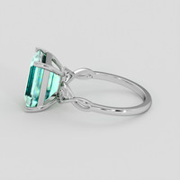 3.42 Ct. Emerald Ring, Platinum 950 4
