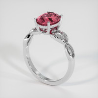 2.11 Ct. Gemstone Ring, Platinum 950 2