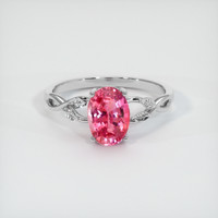 2.10 Ct. Sapphire Ring, Platinum 950 1