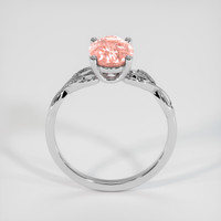 2.77 Ct. Padparadscha Sapphire Ring, Platinum 950 3