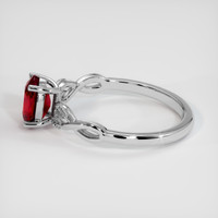 1.13 Ct. Ruby Ring, Platinum 950 4