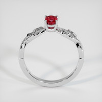 0.47 Ct. Ruby Ring, Platinum 950 3