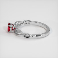 0.47 Ct. Ruby Ring, Platinum 950 4