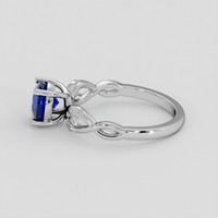 1.56 Ct. Blue Sapphire Ring, Platinum 950 4