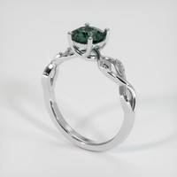 1.12 Ct. Bi Color Sapphire Ring, Platinum 950 2