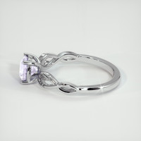 1.15 Ct. Pinkish Purple Sapphire Ring, Platinum 950 4