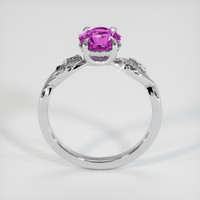2.07 Ct. Purplish Pink Sapphire Ring, Platinum 950 3