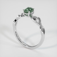 0.72 Ct. Sapphire Ring, Platinum 950 2