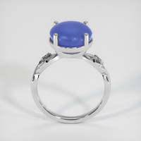 6.36 Ct. Blue Sapphire Ring, Platinum 950 3
