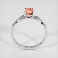 1.51 Ct. Padparadscha Sapphire Ring, Platinum 950 3