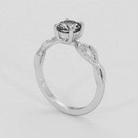 1.00 Ct. White Sapphire Ring, Platinum 950 2