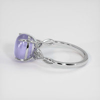 5.89 Ct. Bluish Purple Sapphire Ring, Platinum 950 4