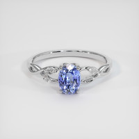 1.04 Ct. Sapphire Ring, Platinum 950 1
