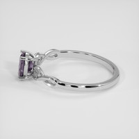 0.96 Ct. Pinkish Purple Sapphire Ring, Platinum 950 4