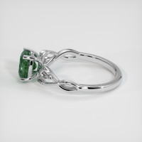 1.23 Ct. Green Sapphire Ring, Platinum 950 4
