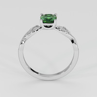 0.95 Ct. Green Sapphire Ring, Platinum 950 3