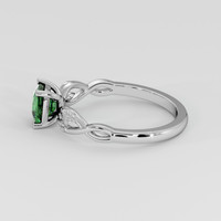 0.95 Ct. Green Sapphire Ring, Platinum 950 4