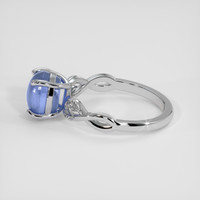 3.59 Ct. Blue Sapphire Ring, Platinum 950 4