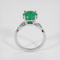 4.36 Ct. Emerald Ring, Platinum 950 3