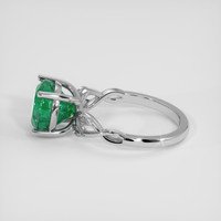 4.36 Ct. Emerald Ring, Platinum 950 4