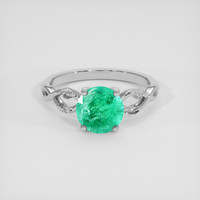 1.33 Ct. Emerald Ring, Platinum 950 1