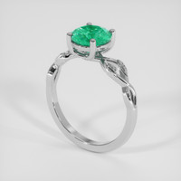 1.33 Ct. Emerald Ring, Platinum 950 2