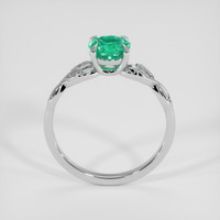 0.78 Ct. Emerald Ring, Platinum 950 3