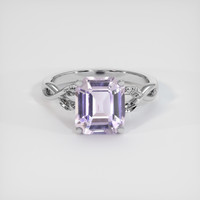 3.55 Ct. Purple Sapphire Ring, Platinum 950 1