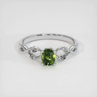 0.77 Ct. Bi Color Sapphire Ring, Platinum 950 1