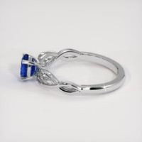 0.70 Ct. Blue Sapphire Ring, Platinum 950 4