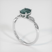 1.48 Ct. Sapphire Ring, Platinum 950 2
