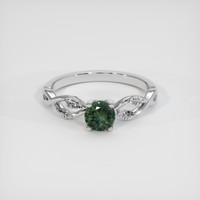 0.62 Ct. Sapphire Ring, Platinum 950 1