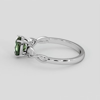 1.12 Ct. Green Sapphire Ring, Platinum 950 4