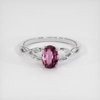 1.00 Ct. Sapphire Ring, Platinum 950 1