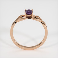 0.70 Ct. Bi Color Sapphire Ring, 14K Rose Gold 3